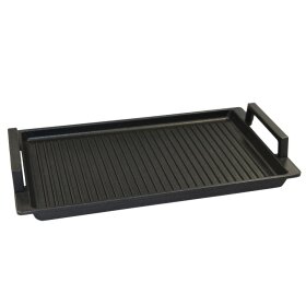 Eurolux Premium grill plate with stainless steel handles...