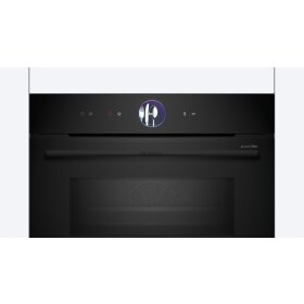 Bosch CMG976KB1, Series 8, built-in compact oven with microwave function, 60 x 45 cm, black