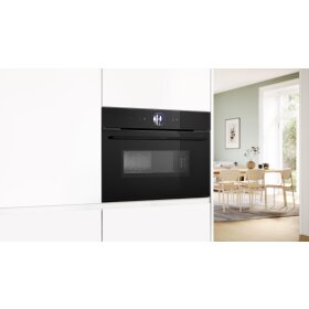 Bosch CMG976KB1, Series 8, built-in compact oven with microwave function, 60 x 45 cm, black