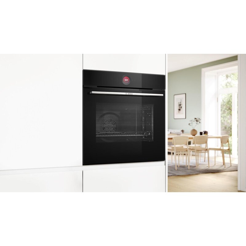 Bosch hbg7721b1, series 8, built-in oven, 60 x 60 cm, black, 876,00 €