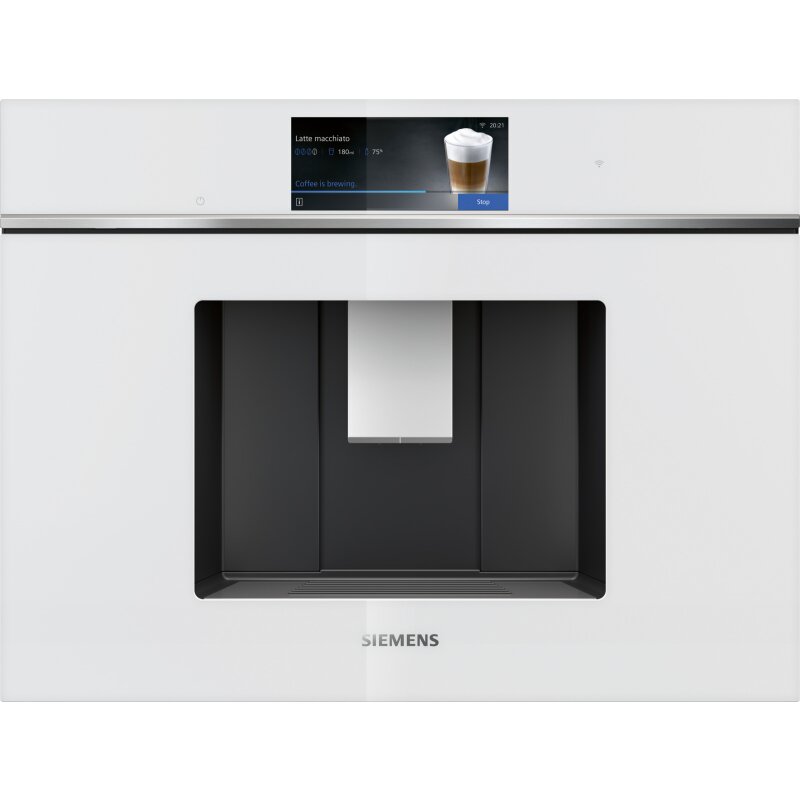 Siemens CT718L1W0, iQ700, Einbau-Kaffeevollautomat, Weiß - Günstig On,  2.113,00 €
