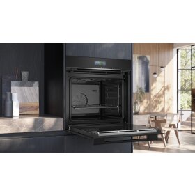 Siemens HS736G3B1, iQ700, Einbau-Dampfbackofen, 60 x 60 cm, Schwarz, Edelstahl