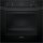 Siemens hb234a0b0, iQ300, built-in oven, 60 x 60 cm, black, stainless steel