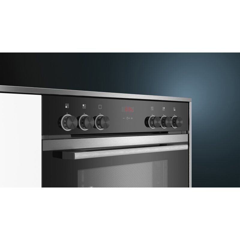 Siemens hd214abs0, iQ300, built-in stove with steam support, 60 x 60 ,  696,00 €