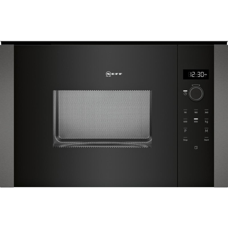 neff hlawd23g0, n built-in gray, 50, € microwave, graphite 377,00