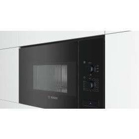 Bosch BFL520MB0, Series 4, built-in microwave, black