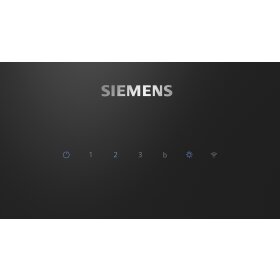 Siemens LC81JAN60, iQ500, Umluft-Wandhaube, 80 cm, Klarglas schwarz bedruckt