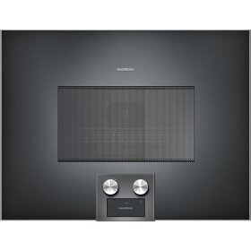 Gaggenau bm454100, 400 series, built-in compact oven with...