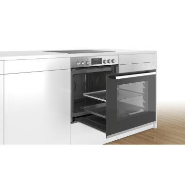 Bosch heb517bs0, series 6, built-in stove, 60 x 60 cm, stainless stee,  658,00 €