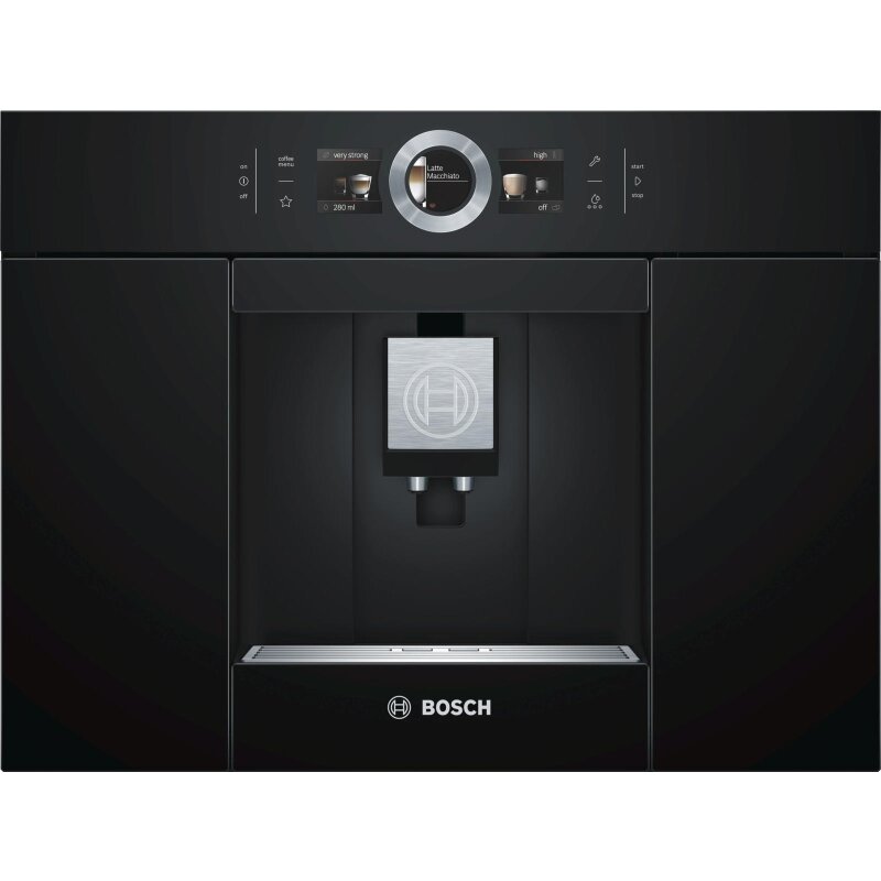 Bosch CTL636EB6, Serie 8, Einbau-Kaffeevollautomat, Schwarz - Günstig