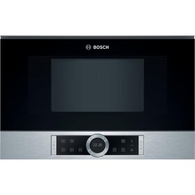 Bosch bfr634gs1, series 8, built-in microwave, stainless...